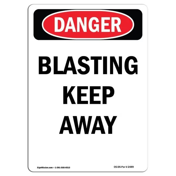 Safety Sign, OSHA Danger, 24